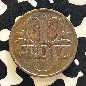 1935 Poland 1 Grosz Lot#T5820 High Grade! Beautiful!