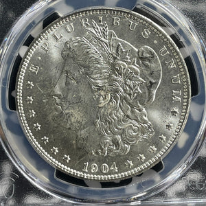 1904-O U.S. $1 Morgan Dollar PCGS MS63 Lot#G414 Silver! Choice UNC!