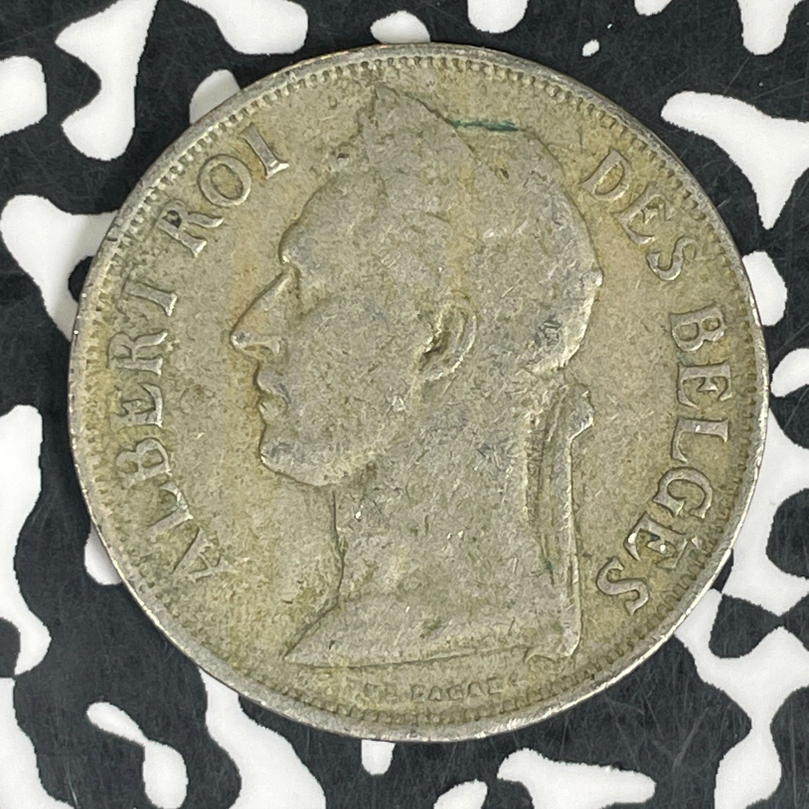 1927 Belgian Congo 1 Franc Lot#C6109