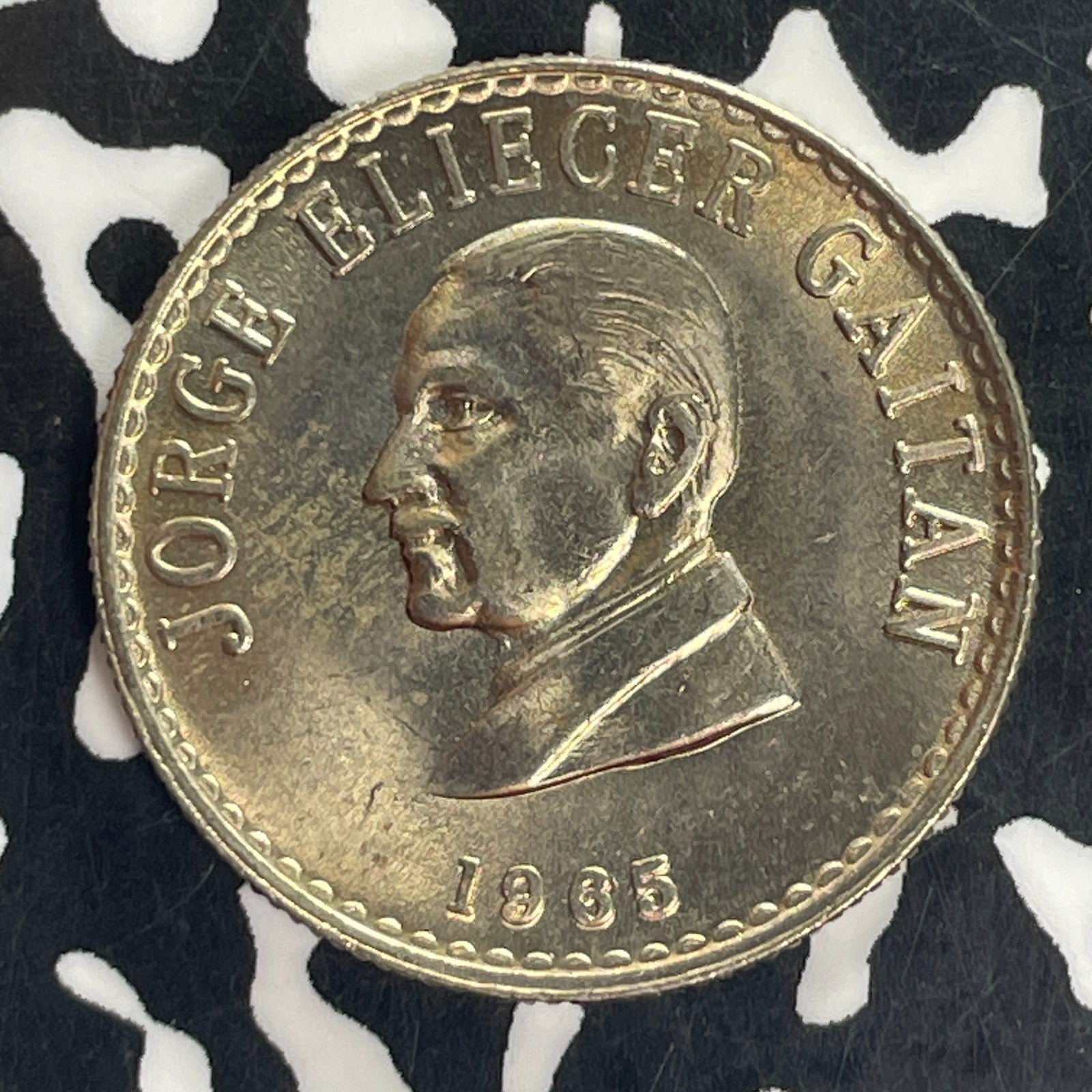 1965 Colombia 20 Centavos Lot#C4972 High Grade! Beautiful!