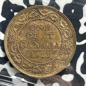 1913 Canada Large Cent ICCS MS62RB Lot#OV1598 Nice UNC!