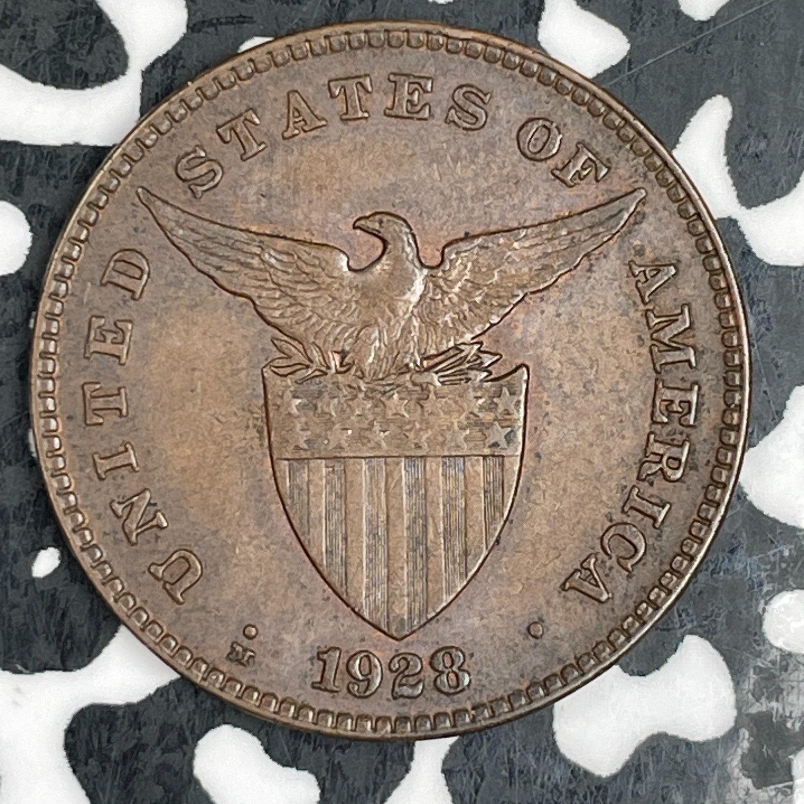 1923-M U.S. Philippines 1 Centavo Lot#N0570 Nice!