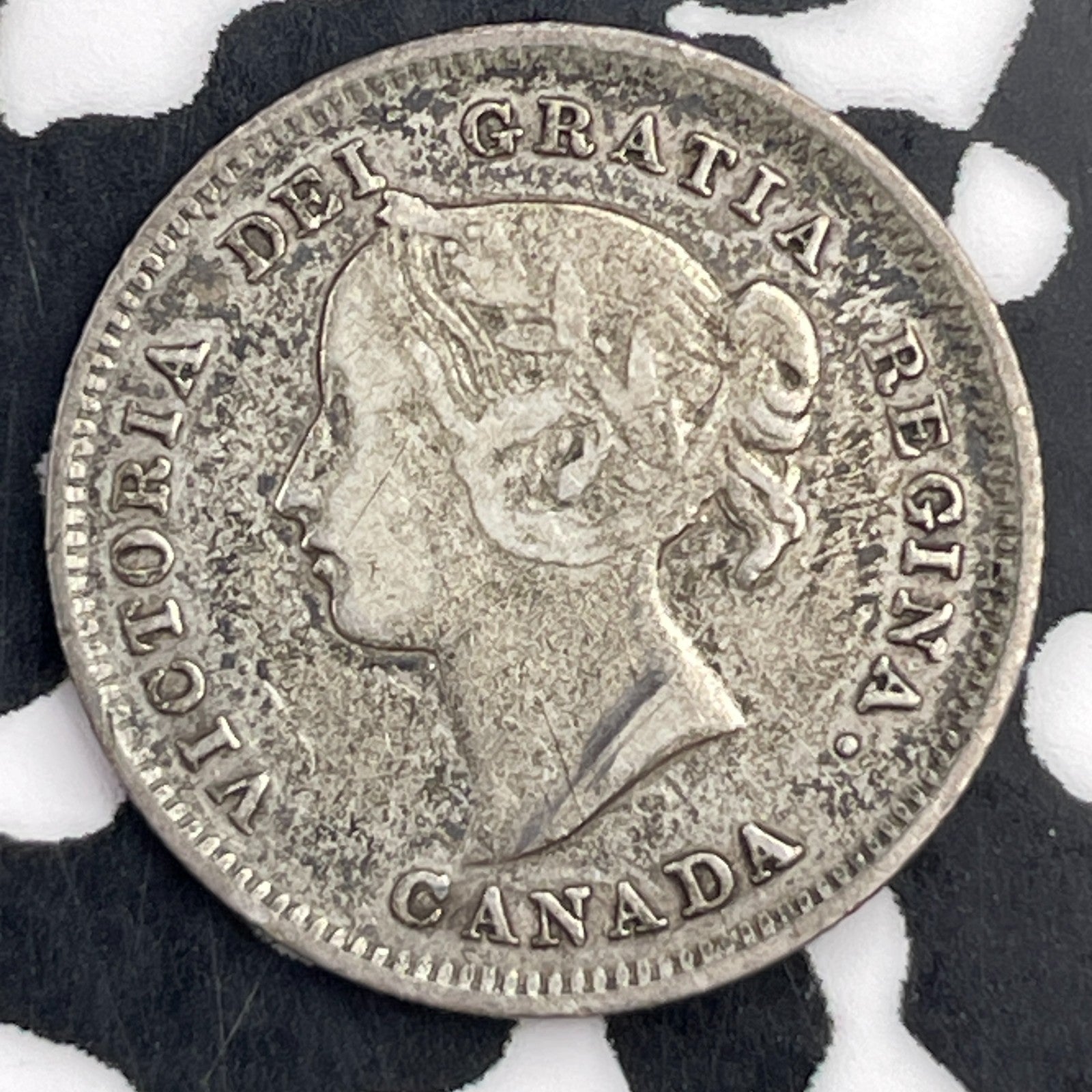 1899 Canada 5 Cents Lot#F2846 Silver!