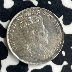 1907 Canada 5 Cents Lot#T7011 Silver! High Grade! Beautiful!