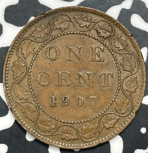 1907 Canada Large Cent Lot#C0321 Nice!