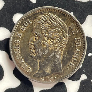 1827-A France 1/4 Franc Lot#JM0036 Silver! Nice!