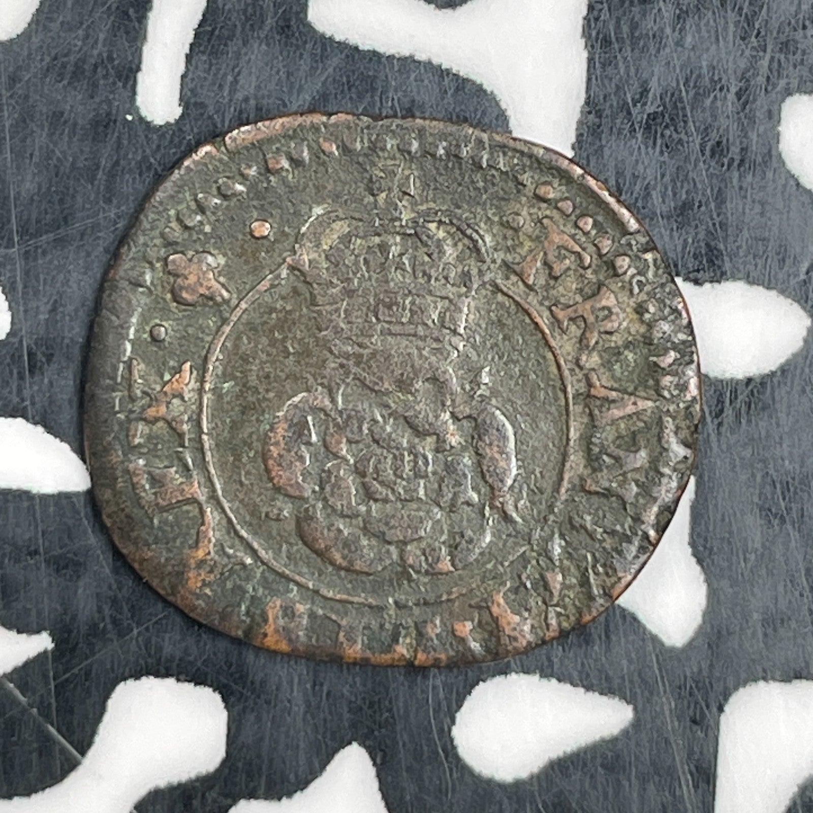 (1636-1643) Great Britain Charles I Rose Farthing Lot#N1634 S-3203