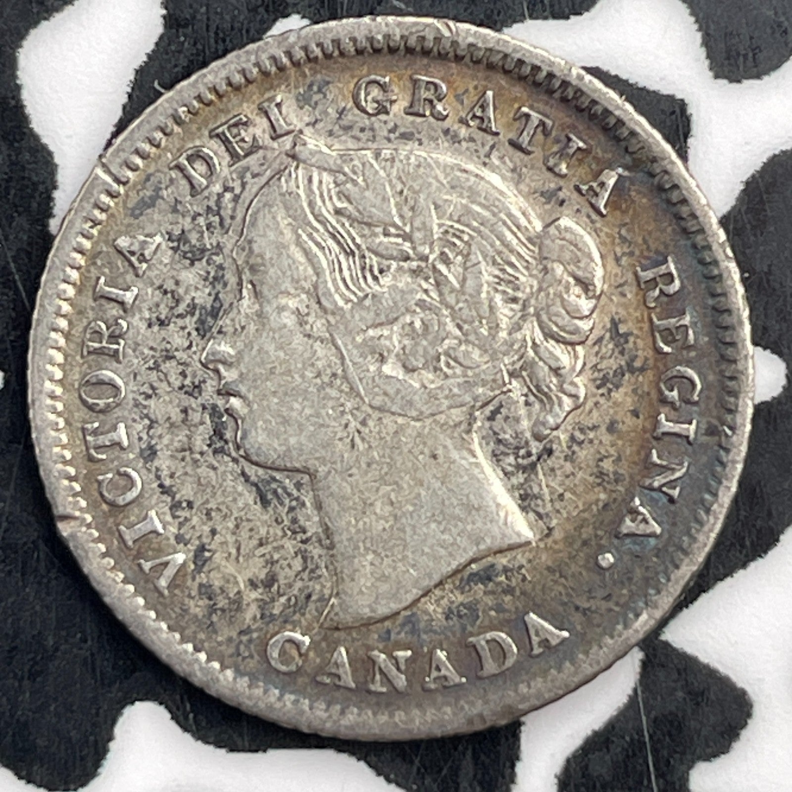 1899 Canada 5 Cents Lot#F2839 Silver!