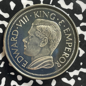 1936 Hong Kong Edward VIII Fantasy Crown Lot#C0077 KM#X7A