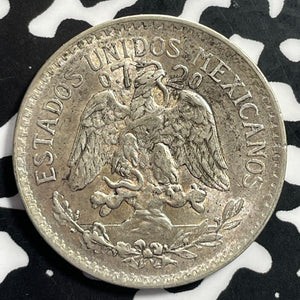 1921 Mexico 50 Centavos Lot#E9868 Silver! Nice!