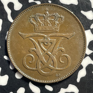 1907 Denmark 5 Ore Lot#C0502