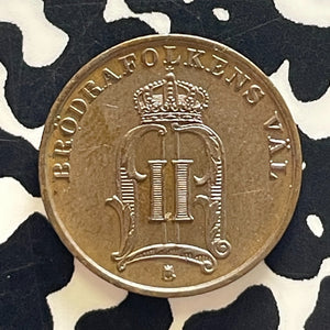 1902 Sweden 1 Ore Lot#T5826 High Grade! Beautiful!