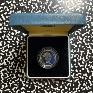 1987 Great Britain £1 Pound Lot#B2561 Silver! Proof! With Case & C.O.A.