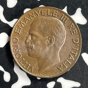 1932-R Italy 5 Centesimi Lot#T6793 High Grade! Beautiful!