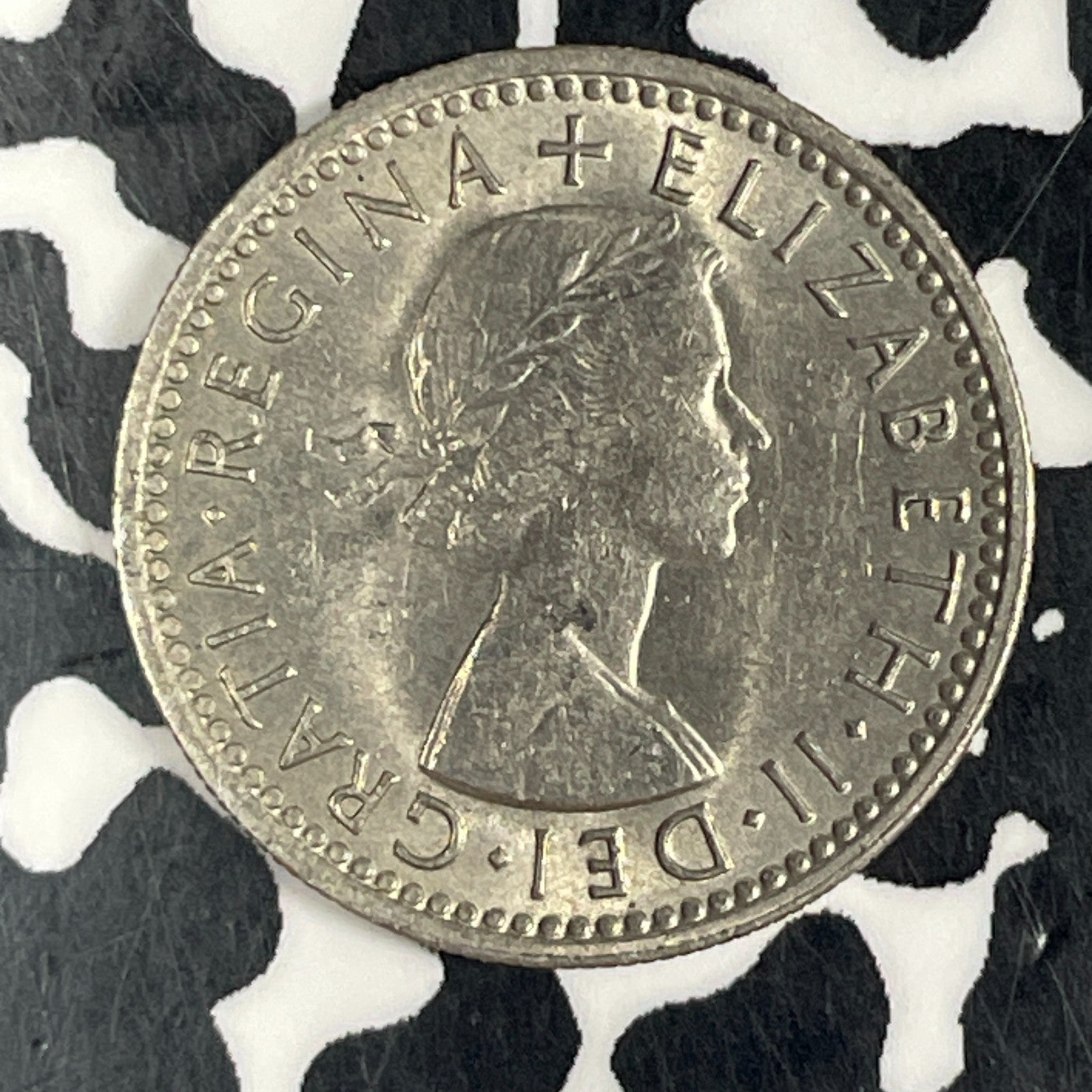 1961 Great Britain 6 Pence Sixpence Lot#C6493 High Grade! Beautiful!