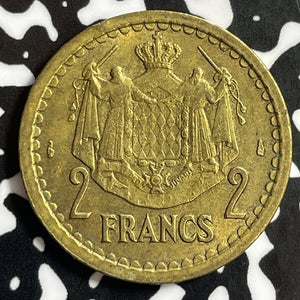 (1945) Monaco 2 Francs Lot#E3367