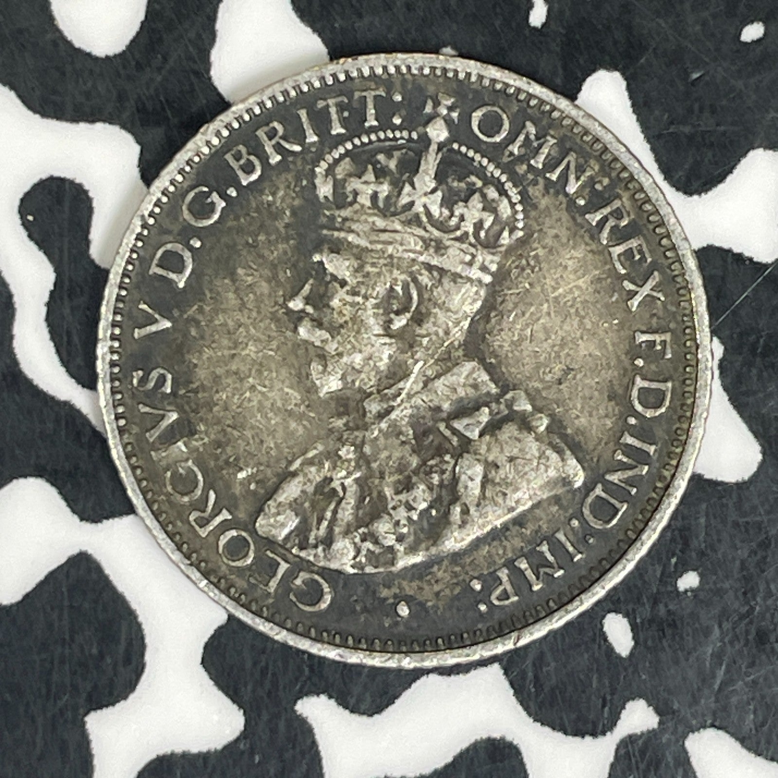 1936 Australia 6 Pence Sixpence Lot#C6238 Silver!