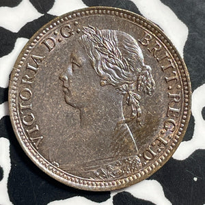 1879 Great Britain 1 Farthing Lot#T1456 High Grade! Beautiful!