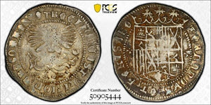 (1474-1504)-G Spain Granada 1 Real PCGS VF35 Lot#G9368 Silver! Calico-363