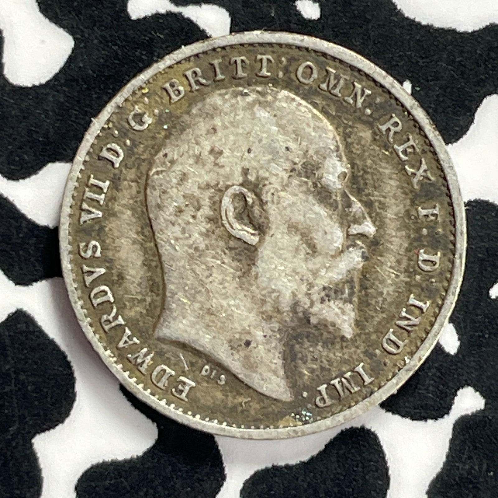 1908 Great Britain 3 Pence Threepence Lot#T9444 Silver!