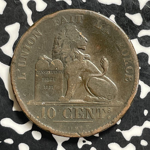 1847 Belgium 10 Centimes Lot#C0617