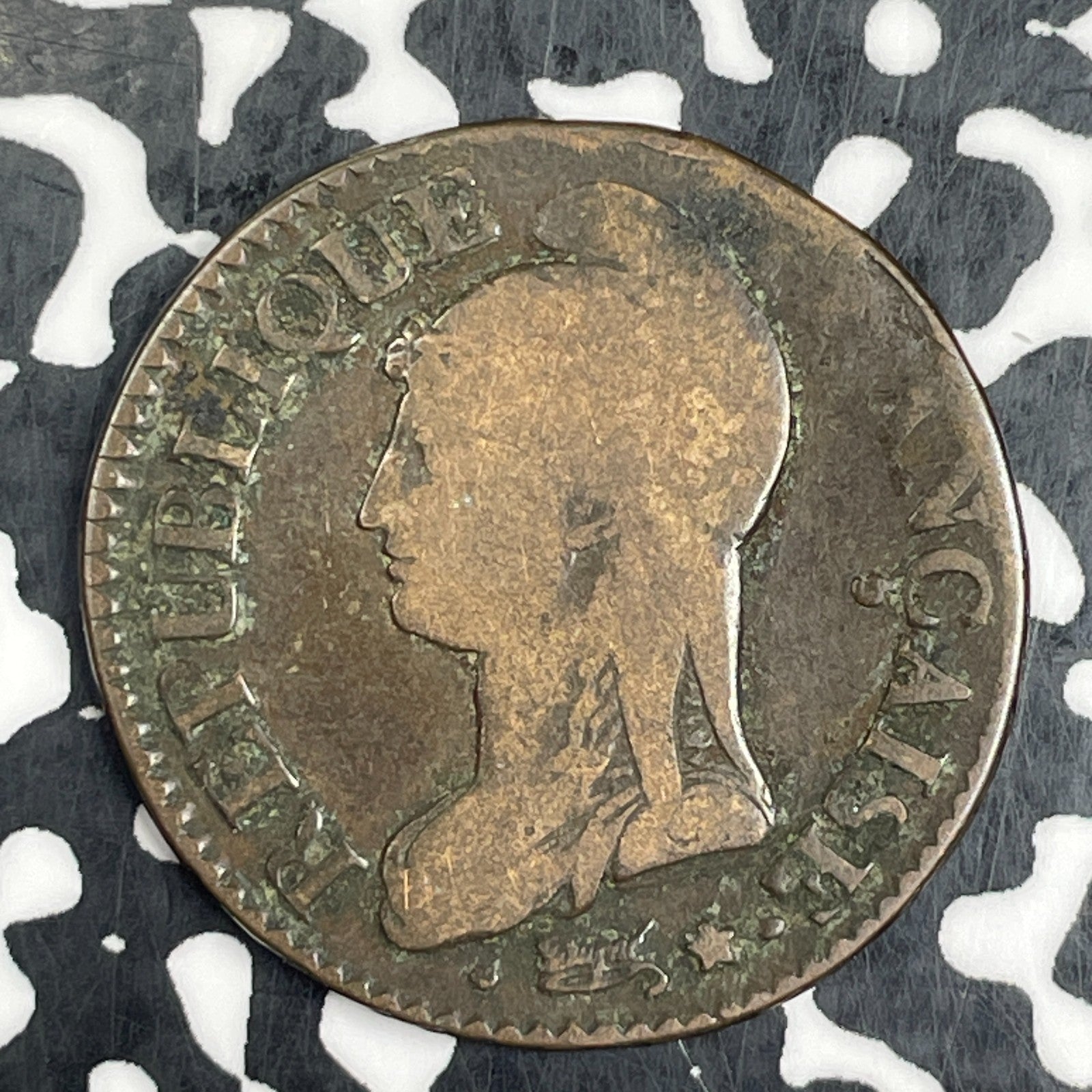 Lan 8-AA (1799-1800) France 5 Centimes Lot#C8922