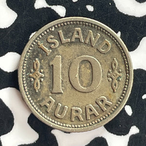 1936 Iceland 10 Aurar Lot#T7541