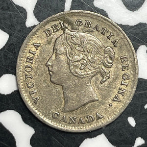 1898 Canada 5 Cents Lot#JM9501 Silver! Nice! Key Date!