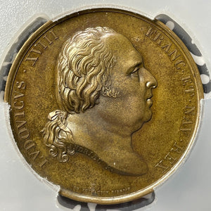 1820 France Birth Of The Duke Of Bordeaux Medal PCGS SP63 Lot#GV8577 Julius-3695