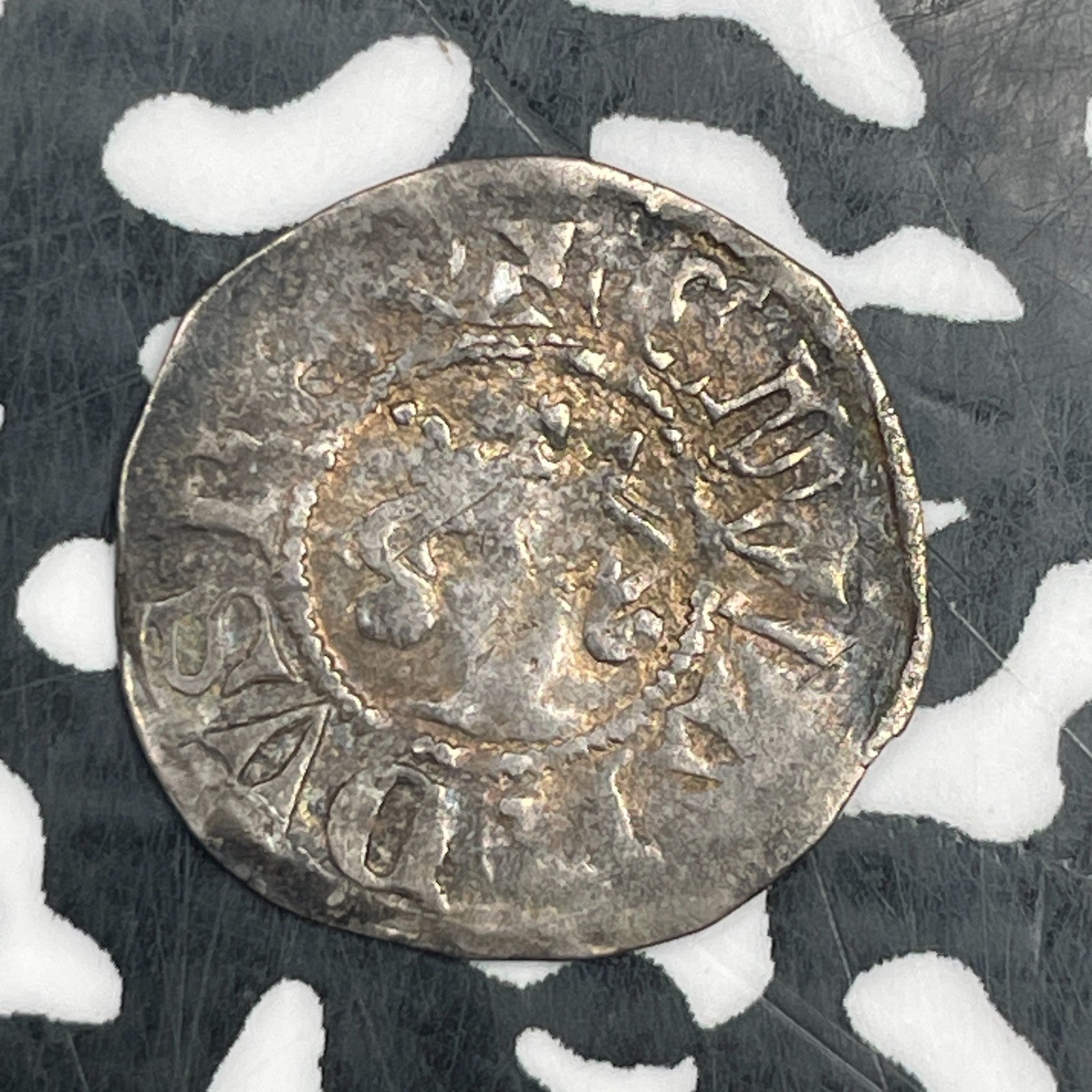 (1272-1307) Great Britain Edward I AR 1/2 Penny Lot#JM1772 Silver! Wavy Flan