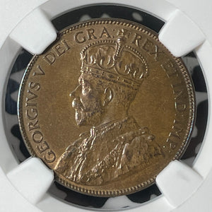 1936 Newfoundland Large Cent NGC MS63BN Lot#G235 Choice UNC!
