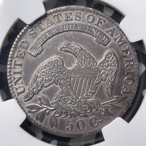 1831 U.S. Capped Bust Half Dollar NGC Cleaned-AU Details Lot#G9549 Silver!