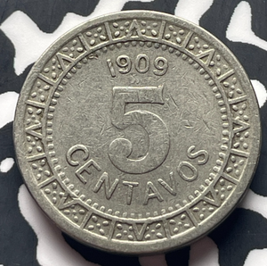 1909-M Mexico 5 Centavos Lot#T8923