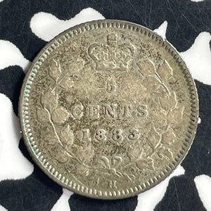 1883-H Canada 5 Cents Lot#JM9634 Silver! Better Date