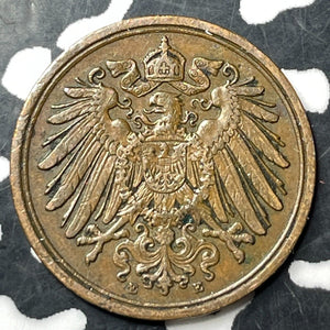 1895-E Germany 1 Pfennig Lot#E9019 Better Date