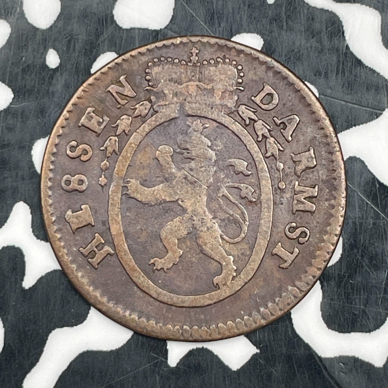 1791 Germany Hesse-Darmstadt 1 Pfennig Lot#N3586