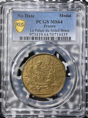 Undated France 'The Sun Palace' Medal PCGS MS64 Lot#G9425 Choice UNC!