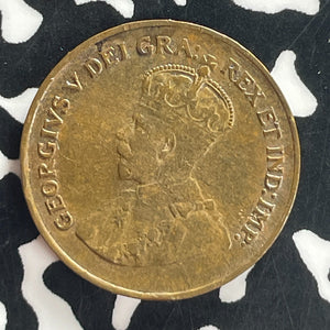 1920 Canada Small Cent Lot#T7580 Nice Detail, Old Cleaning