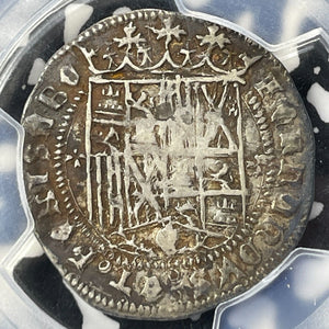 (1474-1504)-G Spain Granada 1 Real PCGS VF35 Lot#G9368 Silver! Calico-363