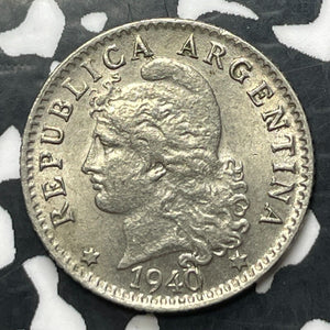 1940 Argentina 5 Centavos (4 Available) (1 Coin Only) High Grade! Beautiful!