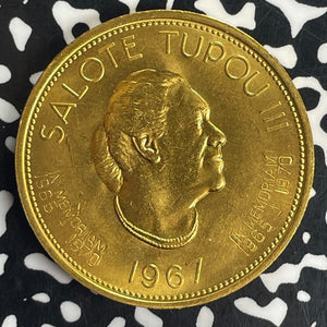 1967 Tonga Pa'anga Memorial C/S Lot#T8474 High Grade! Beautiful! KM#12