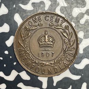 1907 Newfoundland Large Cent Lot#T6395 Nice!