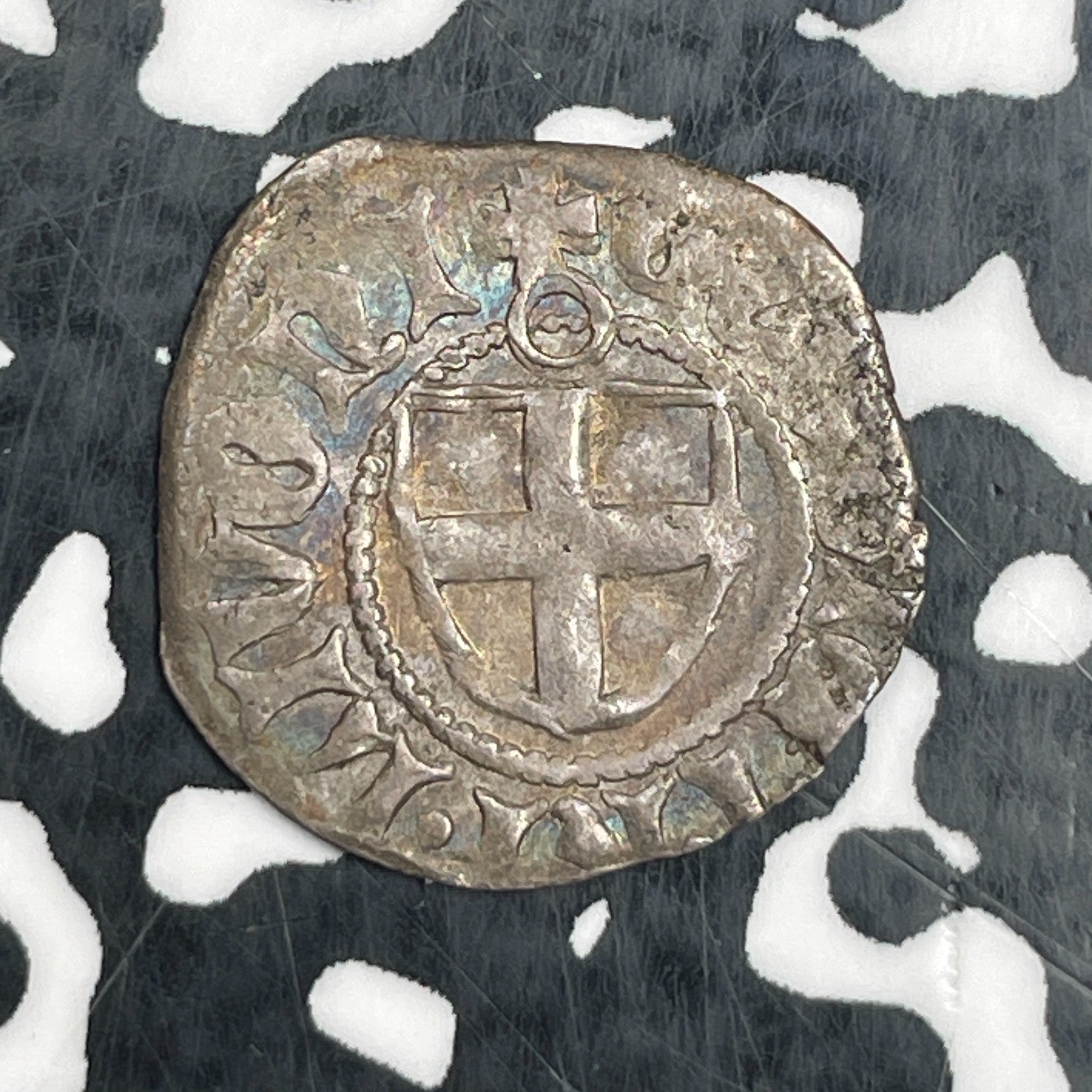 (1398-1424) Livonia Livonian Order Anonymous AR Artig Lot#N1669 Silver!