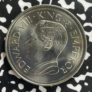 1936 South Africa Edward VIII Fantasy Crown Lot#C0081 KM#XM1