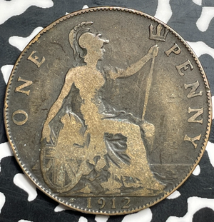 1912-H Great Britain 1 Penny Lot#T9815