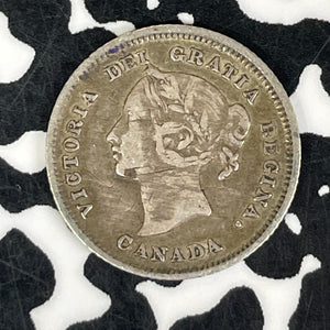 1881-H Canada 5 Cents Lot#JM9440 Silver! Nice!