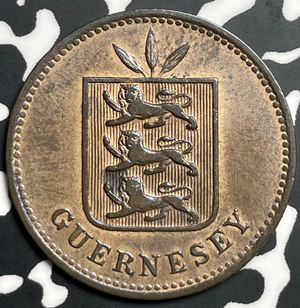 1885 Guernsey 4 Doubles Lot#T9411 Nice!