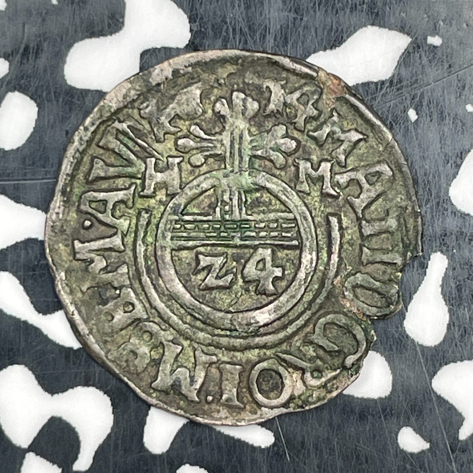 1614-HM Germany Barby 1/24 Thaler Lot#JM2380 Silver! Scarce! KM#18