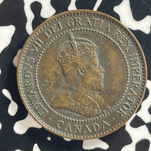1907-H Canada Large Cent Lot#T7817 Key Date!