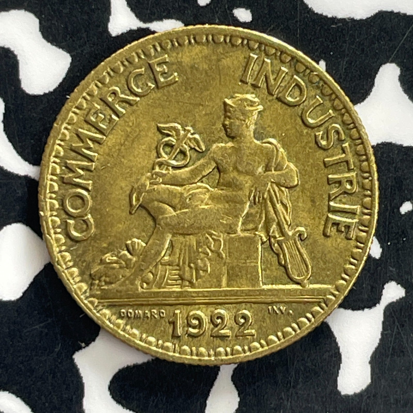 1922 France 50 Centimes Lot#C1272 High Grade! Beautiful!